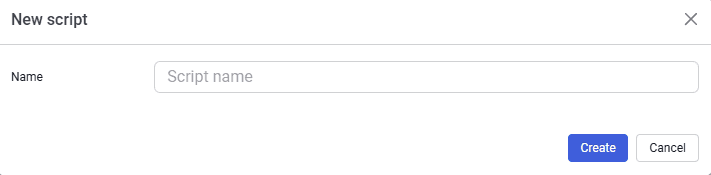 Creating a script, illustration 3