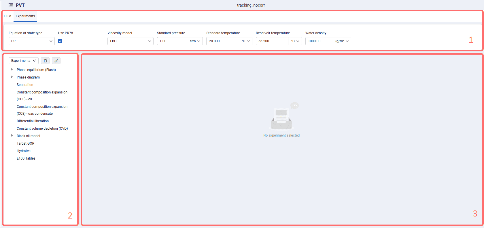 Experiments tab, illustration 1