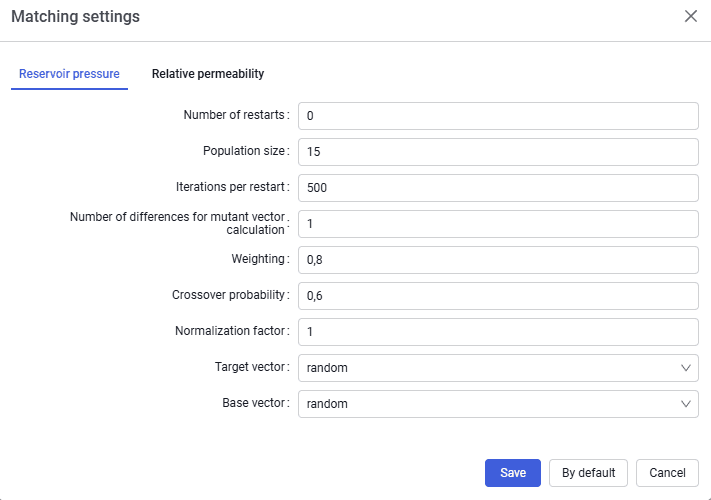 Matching Settings, illustration 1