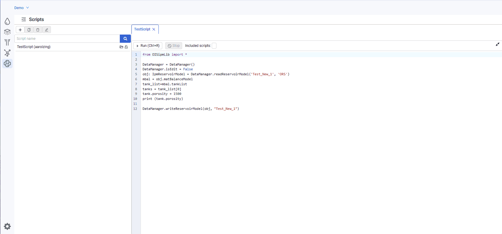 nv.AIM SERVER start page, illustration 1