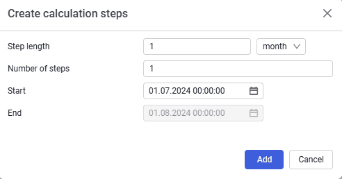 Creating Calculation Steps, illustration 1