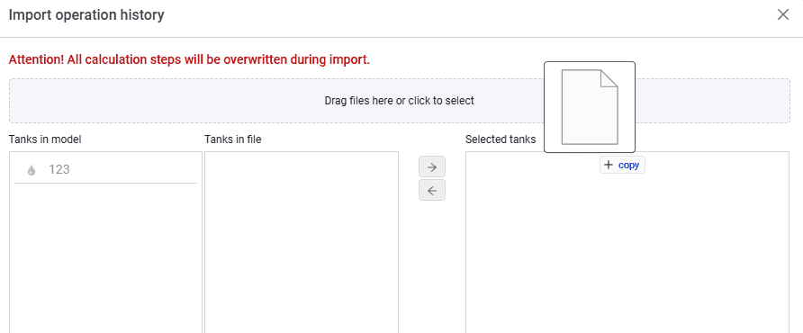 Importing Production History from Text File, illustration 2