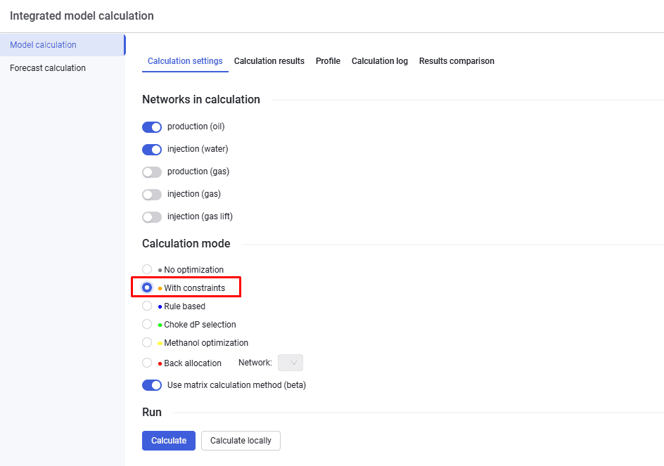 Running an optimization calculation (Optimize With All Constraints snapshot), illustration 2